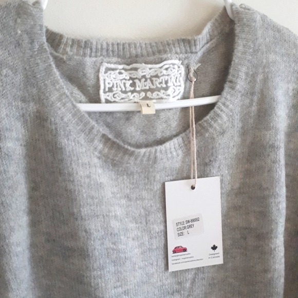 Pink Martini Grey Sweater - Picture 4 of 11